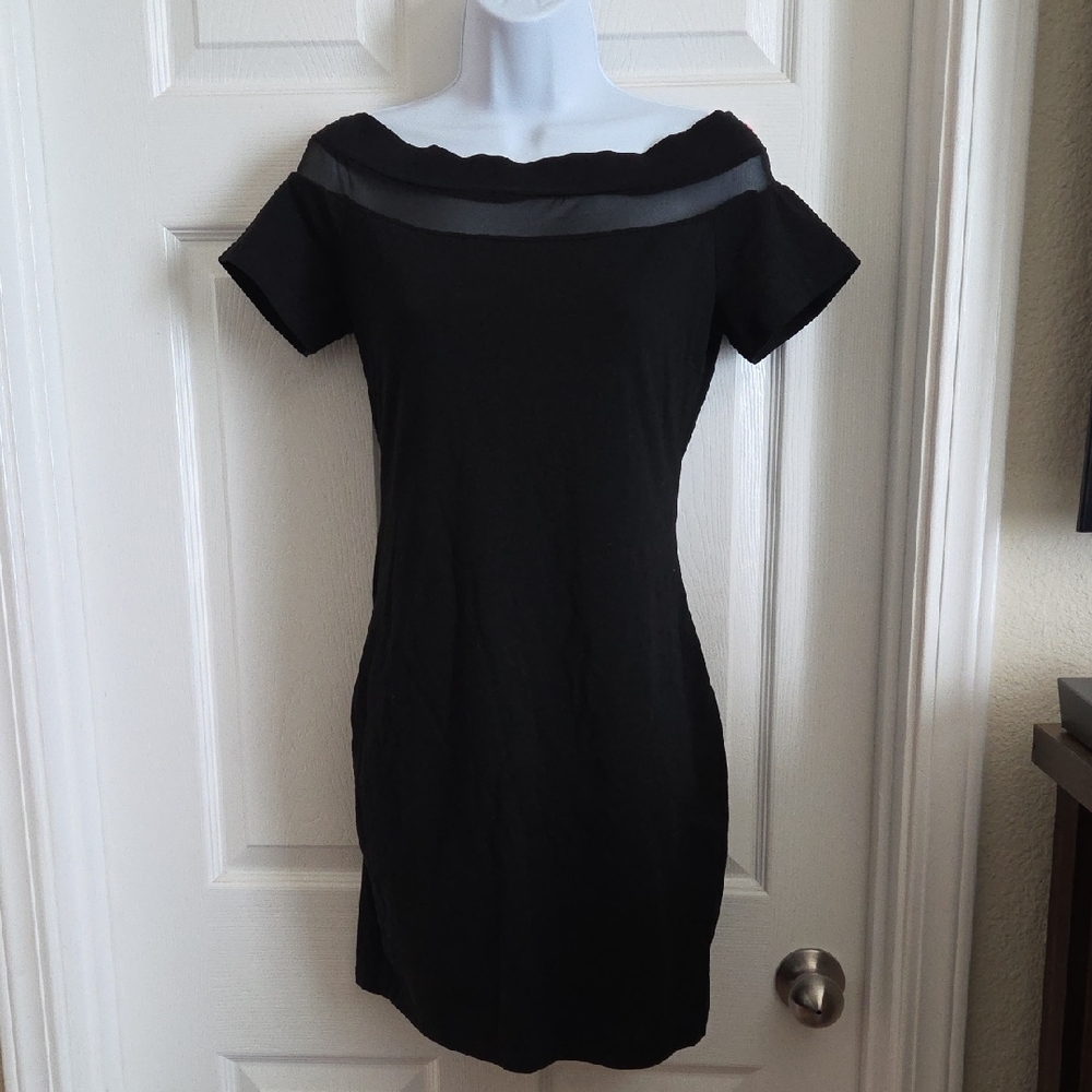 Elegant Black Off-Shoulder Dress